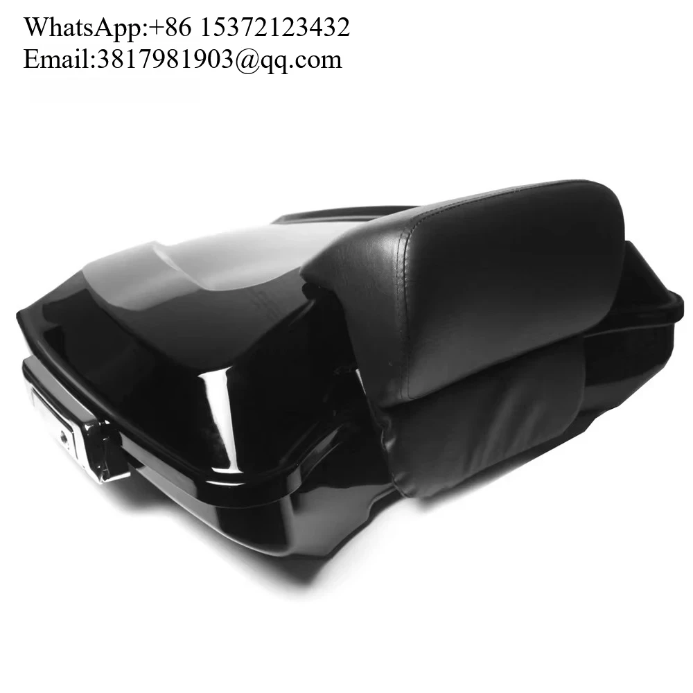 

Slim Style Top Case Plastic Motorcycles Chopped Pack Trunk Box Rear For Harley Davidson Touring