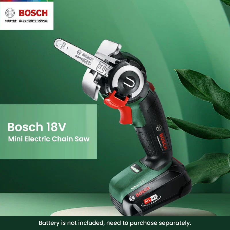 Bosch Cordless Saw Advanced Cut Mini Chain Saw 18V Battery Powered Brushless Electric Saw Handheld Pruning Chainsaw No Battery