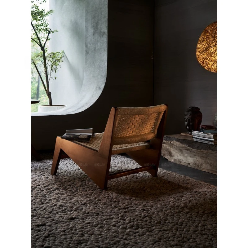 

Rattan chair single medieval rattan chair modern homestay leisure chair