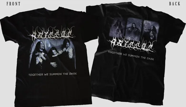 New D T G printed T-shirt - ABYSSOS- Together We Summon the Dark size- S-5XL