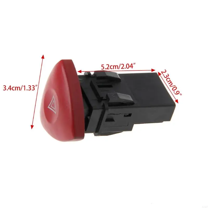 

A70F Car Hazard Warning Light Switch Red Button Controller Fit for Renault Laguna Master Trafic II Vauxhall