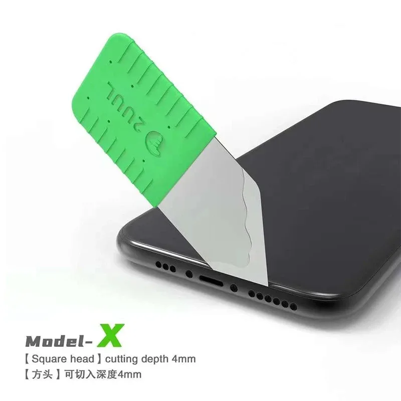 2UUL XYZ Otwieracz do ekranów 4-18MM Głębokość cięcia Ultra cienki metalowy Spudger ze stali nierdzewnej Otwieranie Pry Card Narzędzia do naprawy telefonów