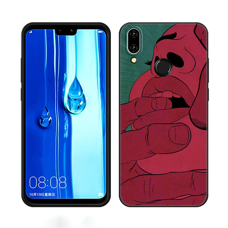 Hot Girls Sexy Twerk Phone Case For Huawei Y6 Y7 Y9 Prime Y5 2018 2019 2020 Y5P Y6P Y7P Y8P Y6S Y8S Y9S Y7A Y9A Soft Black Cover