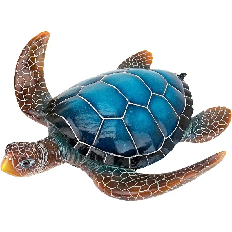 

Large Blue SEA Turtle Statue