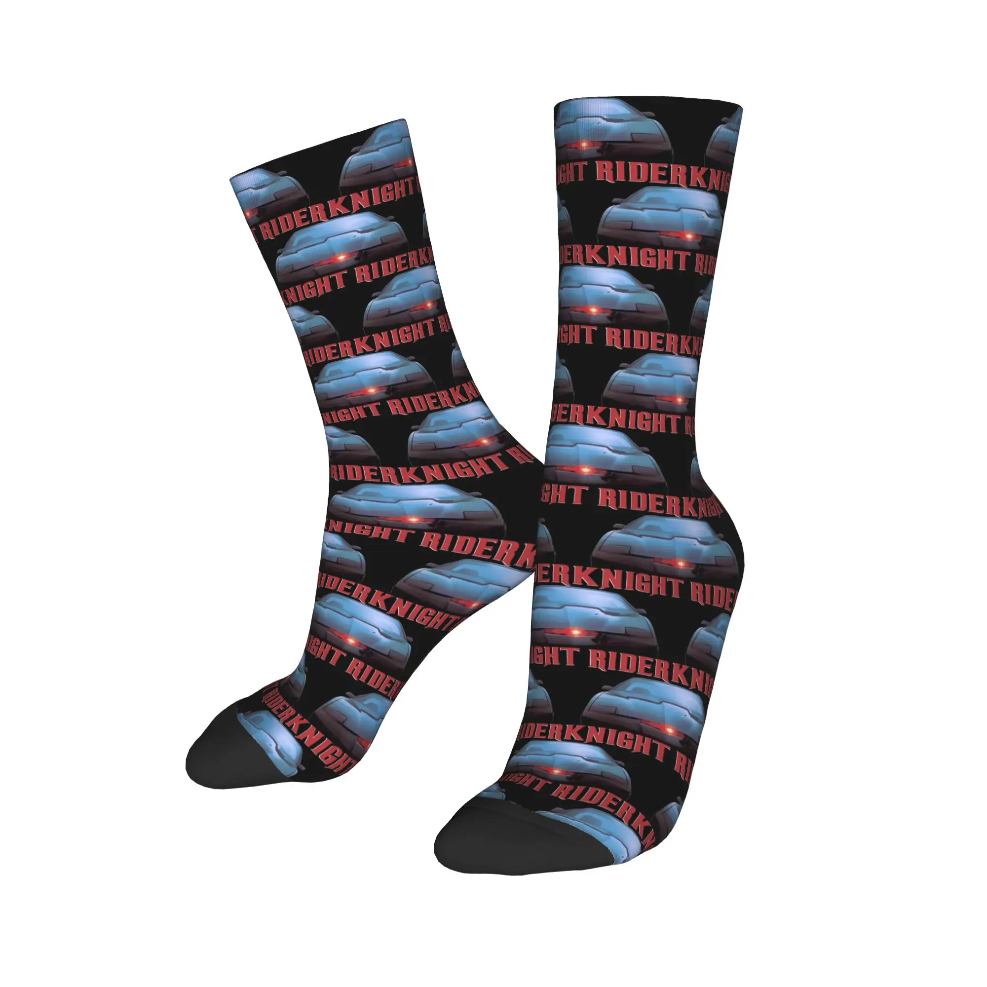 Winter Warm Colorful Women Men Knight Rider Kitt Control Dashboard Socks  Sweat Absorbing Middle Tube Socks