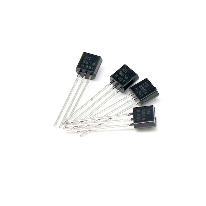50Pcs 2N3904 Transistor, Silicon Npn Transistor To-92 Plastic Pakket, algemene Versterker 40V 0.2a Triode Transistor Set In Voorraad