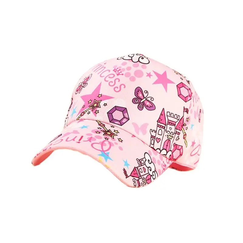 Fashion Cotton Cartoon Boy Girl Baseball Caps Children Printed Snapback Hat Kids Popular Hip Hop Hat Cap DropShipping