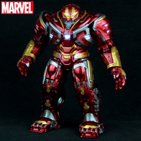 21CM ZD Original MK44 Iron Man Hulkbuster 1/10 Chest Eyes LED Mark 44 Action Figure 10th Anniversary Toys Collect Model Gift