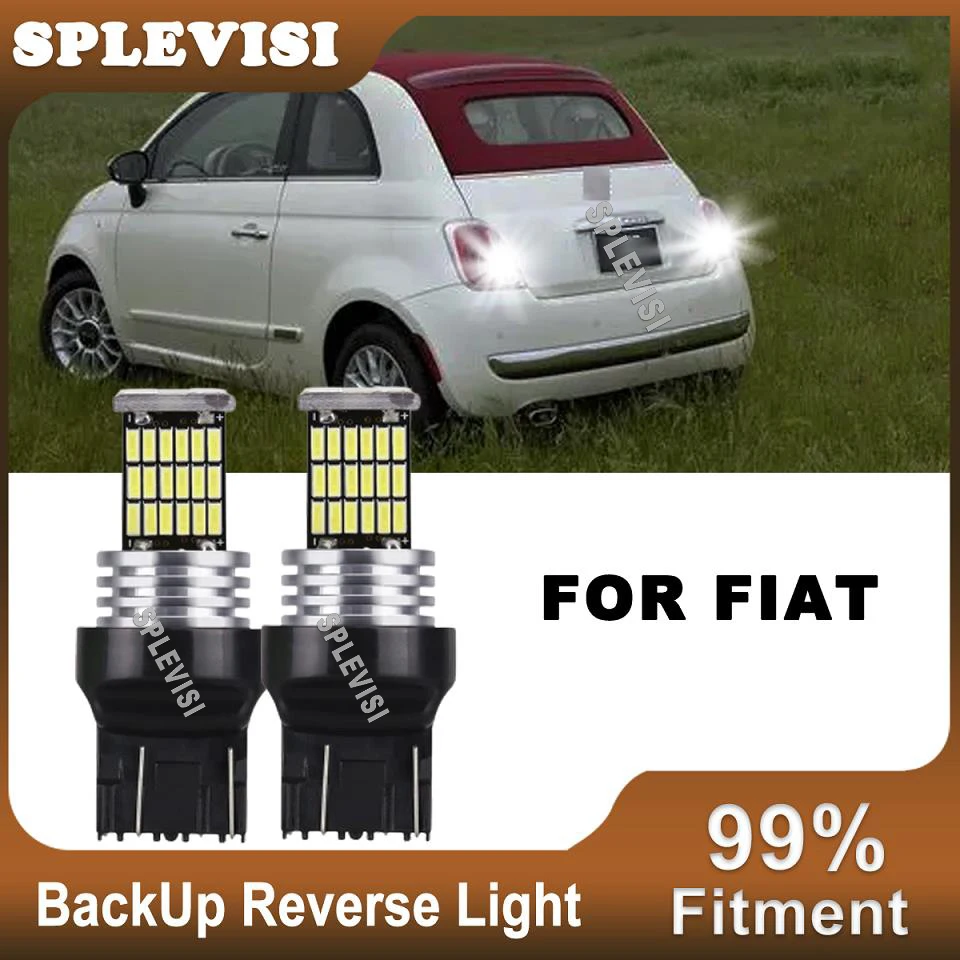 2pcs LED Reverse Light Blub Backup Lamp 7443 7440 T20 Canbus Free 12v For Fiat 124 Spider 2016-2017 Freemont 2011-2017