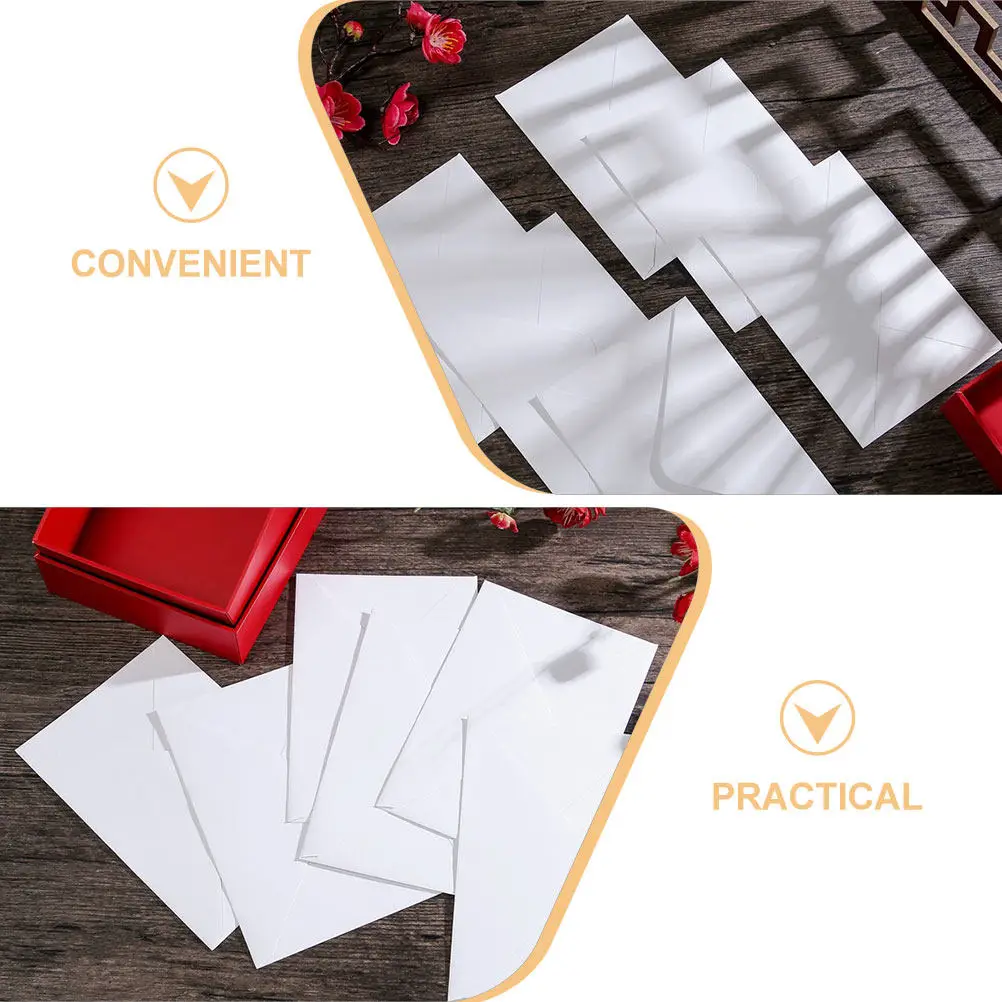 50pcs White B6 Self Sealing Mailing Envelopes For Greeting Cards Invitations Letters Bookmarks Documents Wedding Party Supplies view 5