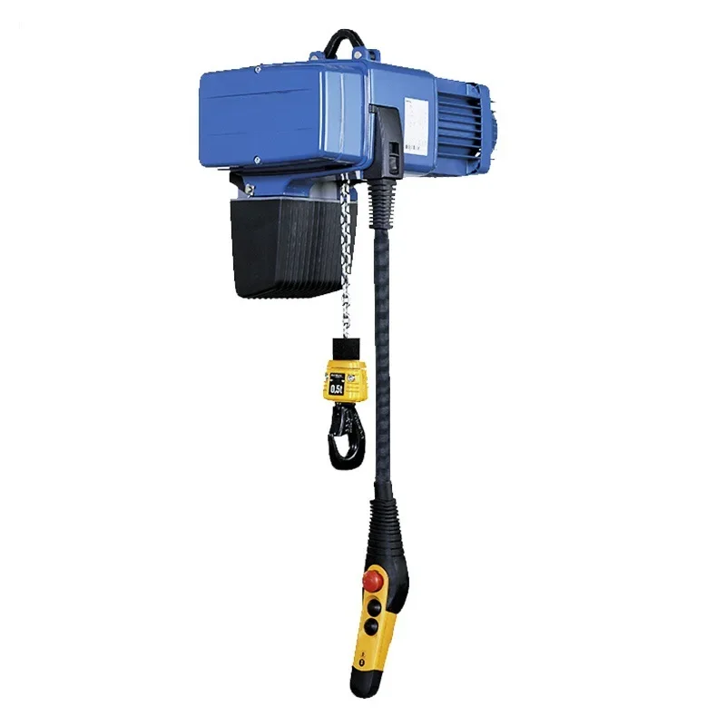 

One-handed control two-speed chain hoist light crane electric handheld hoist