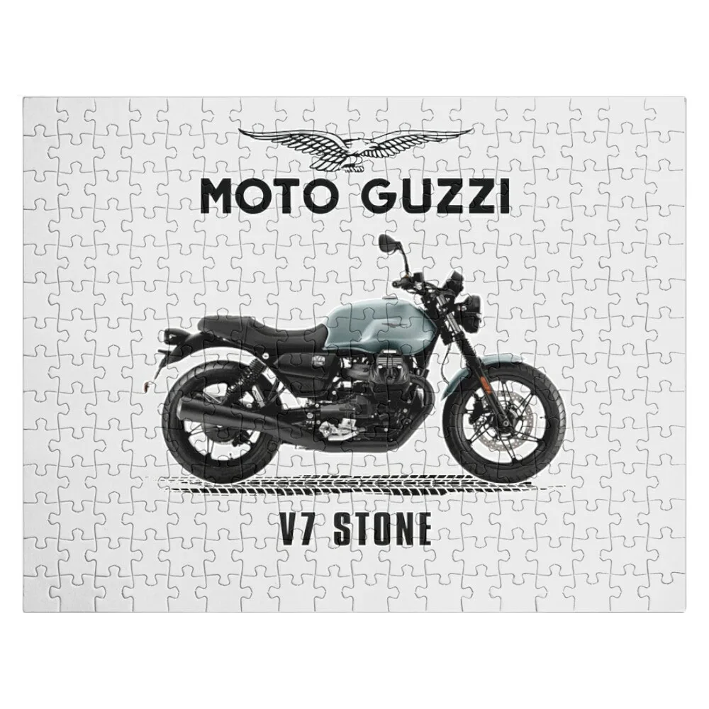 Designer MOTO di MOTO GUZZI V7 STONE Jigsaw Puzzle personalizzato Jigsaw Toddler Toys Baby Puzzle in legno