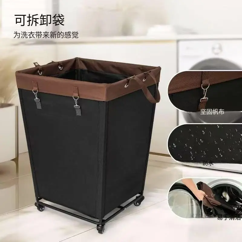 

Upgraded Thickened Dirty Clothes Storage Basket Bathroom Hotel Laundry Room Storage Box