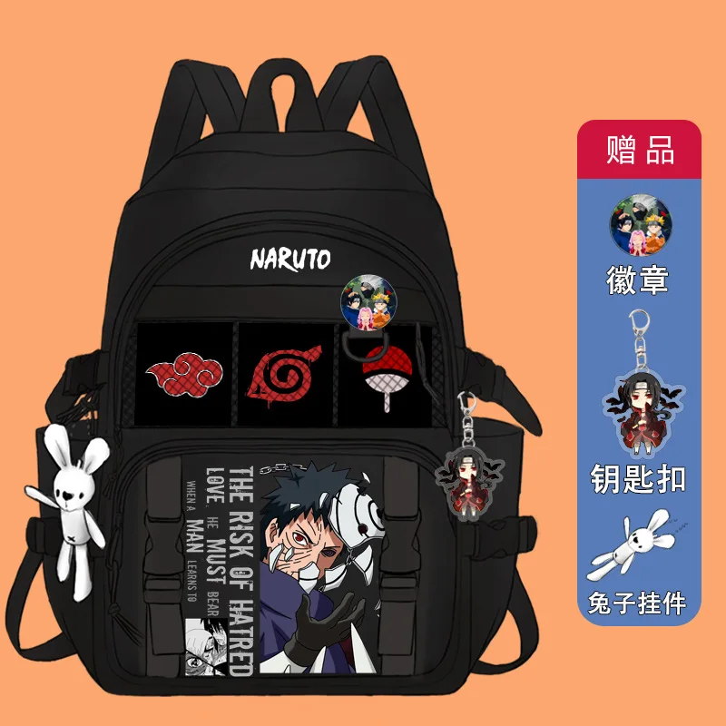 

Naruto New Cartoon Student Schoolbag Large Capacity Casual and Lightweight Shoulder Pad Waterproof Stain Resistant Backpack