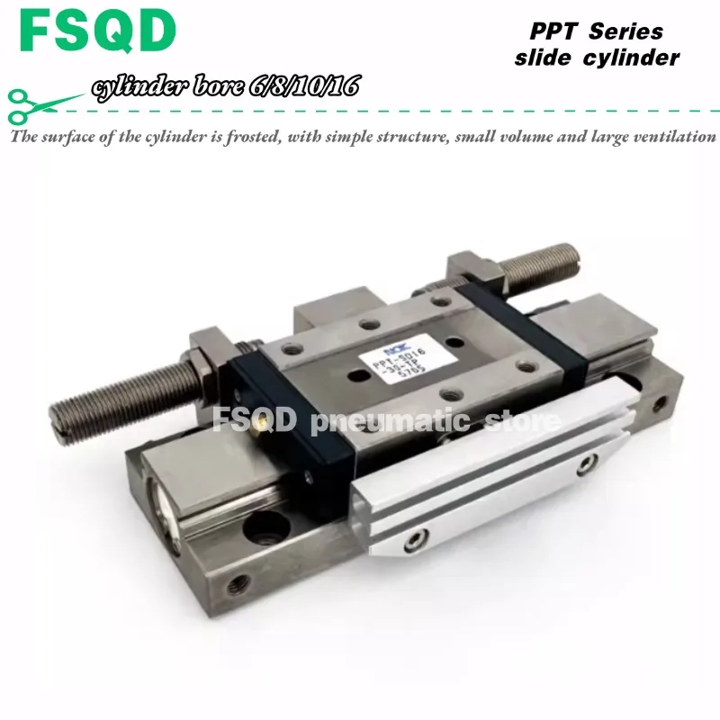 

PPTS PPT-SD6,8,10,12,16-5,10,15,20,25,30TP-QR Новый скользящий цилиндр типа NOK Стандартный стиль PPT серии