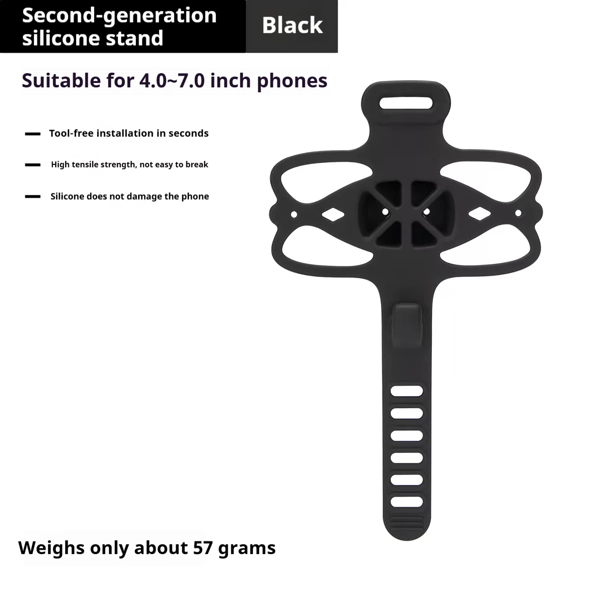 GUB Fahrrad Dragonfly P9 Handyhalterung Rennrad MTB Silikon Mobiltelefon-Halterung Normal Geformter Lenker Universell