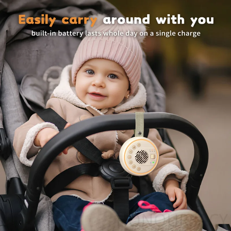 كايكسا دي سوم بلوتوث آلة نوم الطفل آلة الضوضاء البيضاء المدمج في ضوء الليل 22 صوت مهدئ 30/60/90 دقيقة الموقت للطفل