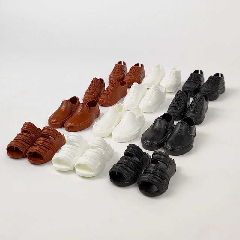 1 Paar Mode Puppen schuhe für Ken Boy Puppe Turnschuhe Schuhe Hausschuhe 1/6 männliche Puppen Zubehör für Barbies Freund Prinz Ken