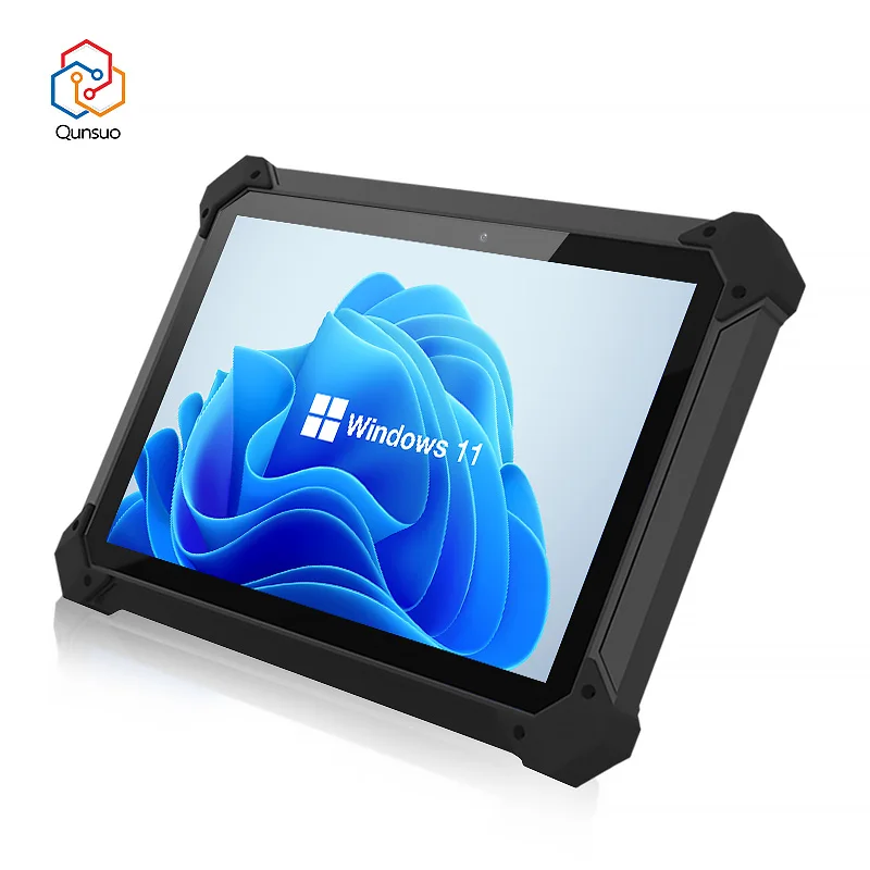 MS10.1 بوصة صناعية متينة Inter N100 3.4Ghz 4G/NFC/ماسح الباركود/قارئ RFID Win 11 Pro Windows Tablet مع منفذ HD-MI LAN