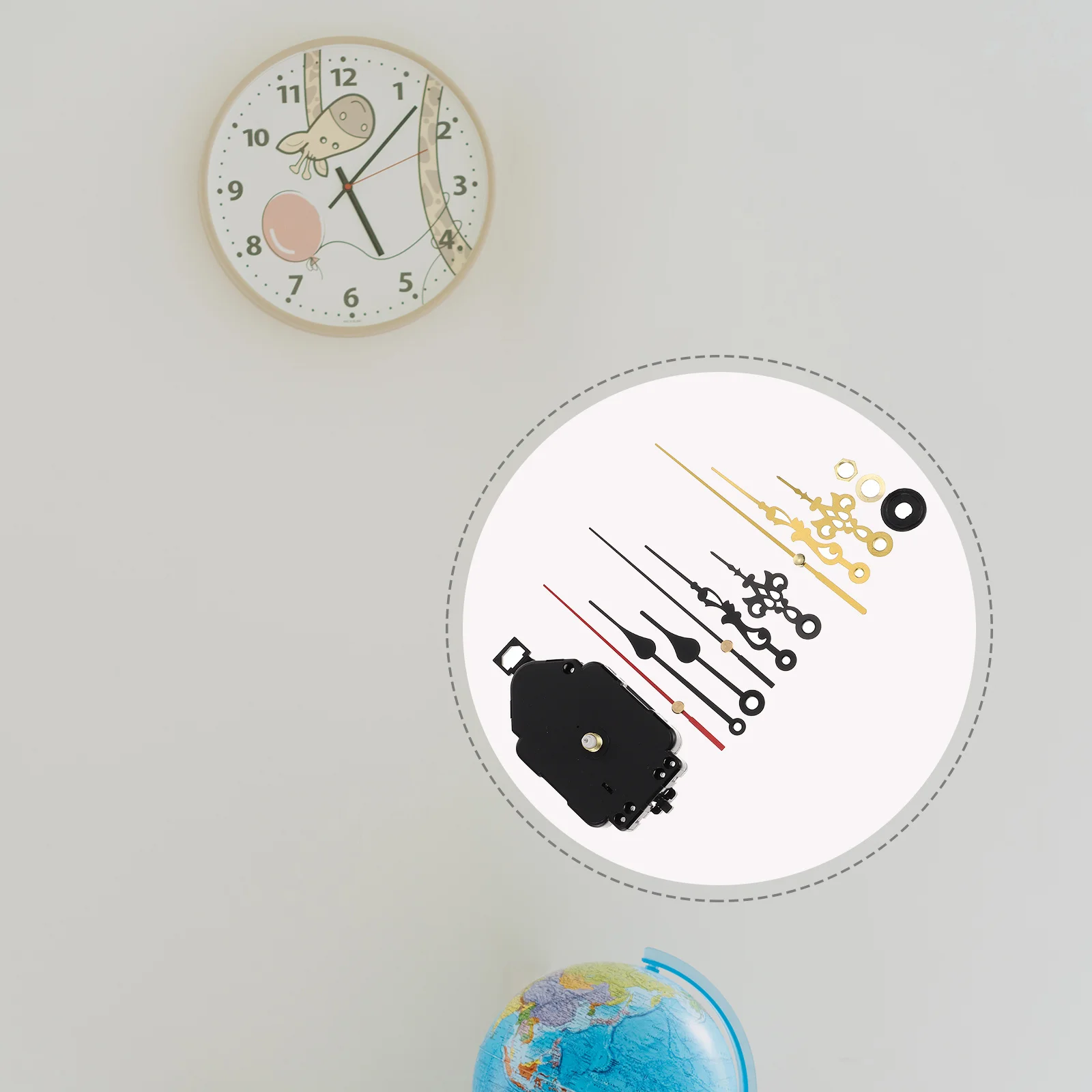 

1Set Quartz Clock Parts Premium Non-Ticking Movement for Wall Clock DIY Repair Replacement Long-Lasting Performance