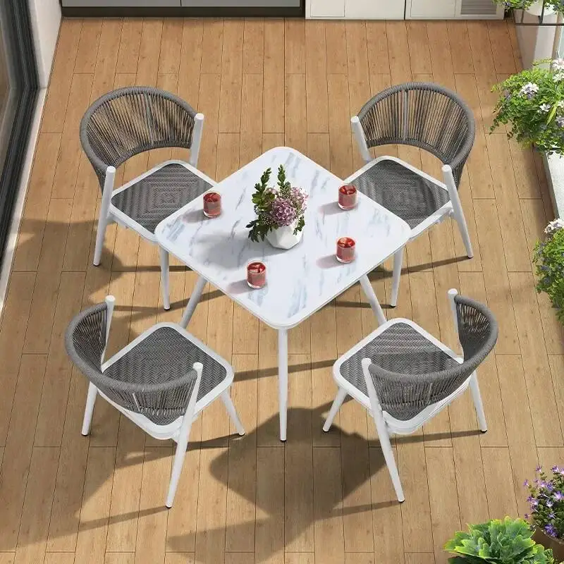 

Sets Balcony Outdoor Natural Garden Retro Furniture Nordic Moving Garden Furniture Sets Italian Design Meble Ogrodowe Decoration