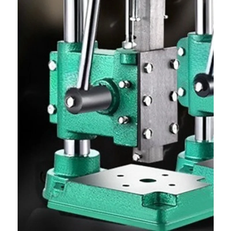 Hand Punch Press Industrial Manual Press Desktop Micro Round Square Head Punching Hand Mini Press