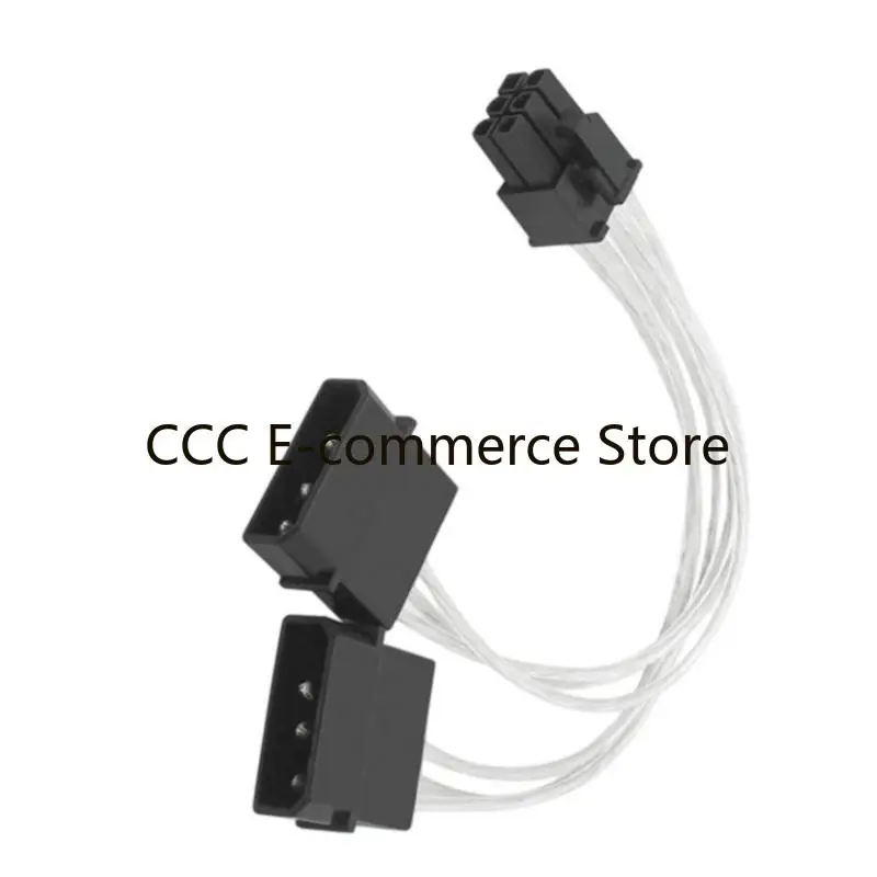 Double D 4PIN до 6 контактных GPU Провод Adapter Adapter для кабеля Adapter Adapter для GPU R58A