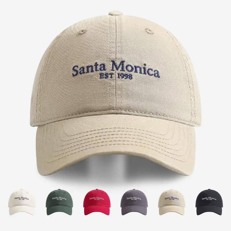 1pc INS Style Letter Embroidered Baseball Caps for Women Face Smaller Sun Protection Korean Version Hip Hop Hat Sun Hat Couples