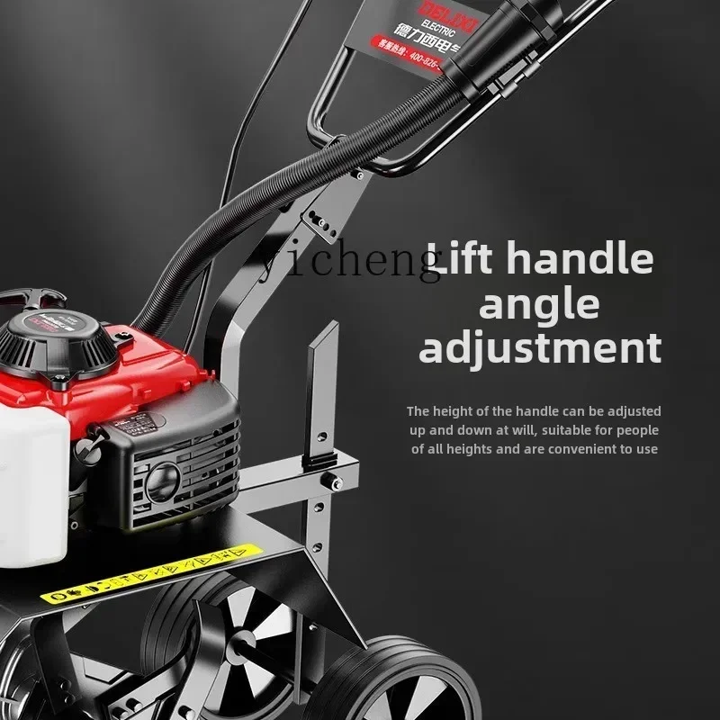 

Микрофреза с полным приводом, небольшая сельскохозяйственная роторная фреза, инструмент для распухания и выращивания почвы, бытовой культиватор