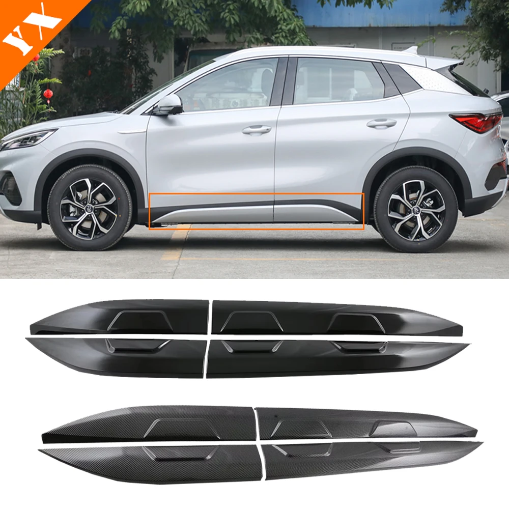 For BYD ATTO 3 Yuan Plus Accessories 2022-2023 Car Decorative Body Scratch-Proof And Crash-Proof Strip Door Side Trims Edging