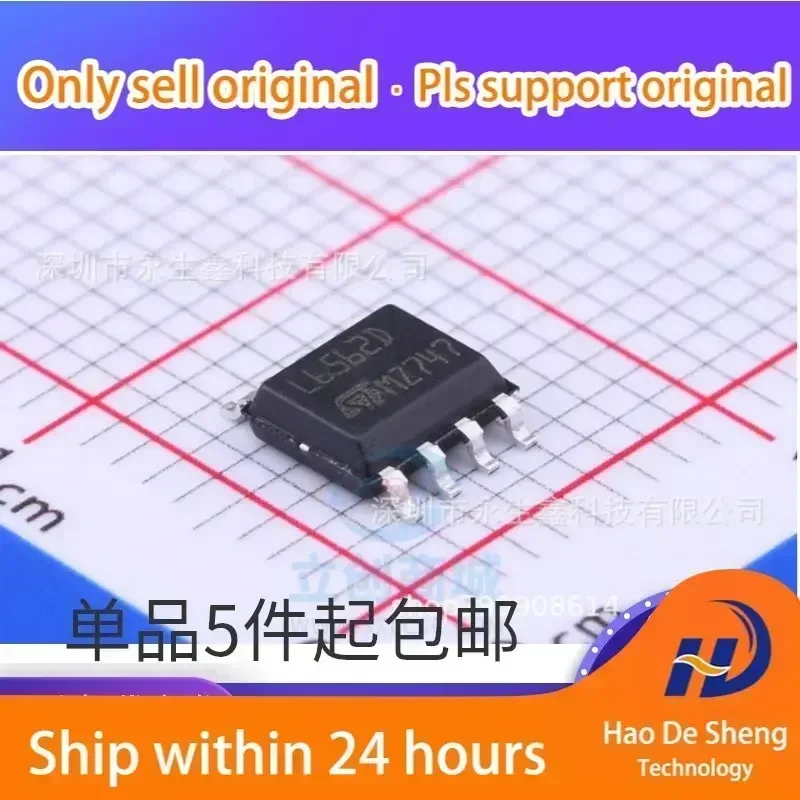 

10 шт./лот L6562D L6562DTR SOP-8, микросхема питания для ЖК-дисплеев, новая, оригинальная, в наличии