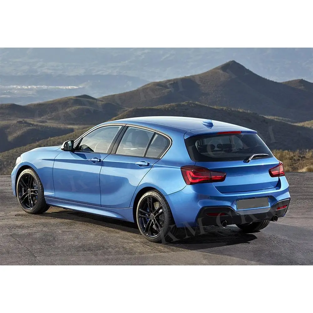 

for BMW 1 Series F20 M Sport M135i M140i 2015 - 2018 Gloss Black Rear Bumper Diffuser Lip Rear Bumper Lip O-O / OO-OO Auto