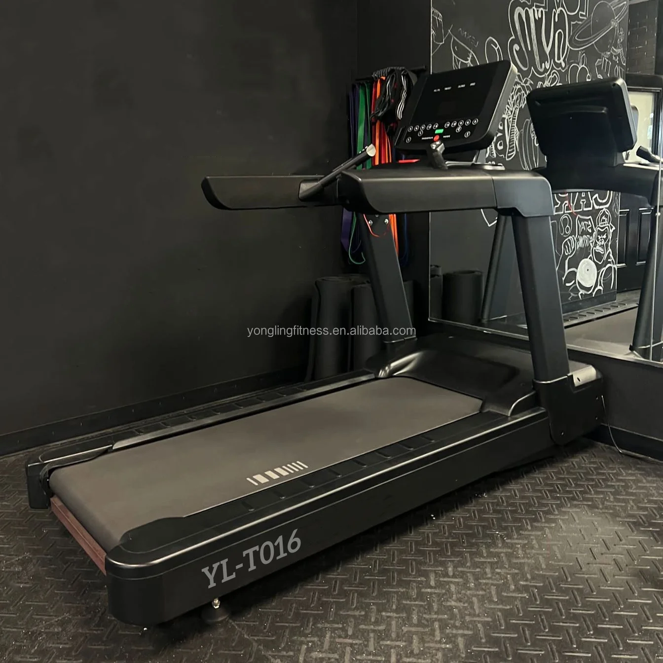 

7hp Commercial Professional Electric Commercial Treadmill Machine with Led Screen YL-T016 Dezhou Manufacturer Gym Equipment