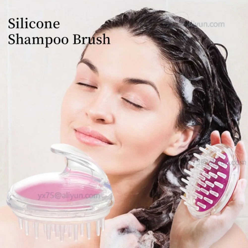 

Силиконовая щетка для шампуня, массажная расческа для кожи головы, расческа для мытья волос, массажная щетка для тела, щетка для ванны и душа, салон Cepillo Para Cabello