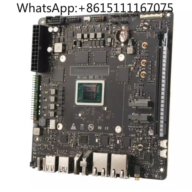 Radxa Orion O6 Mini ITX ARMv9 Motherboard, 12-Core CPU 28.8TOPS NPU LPDDR5 PCIe Gen4 16-Lane Open Source Custom Board