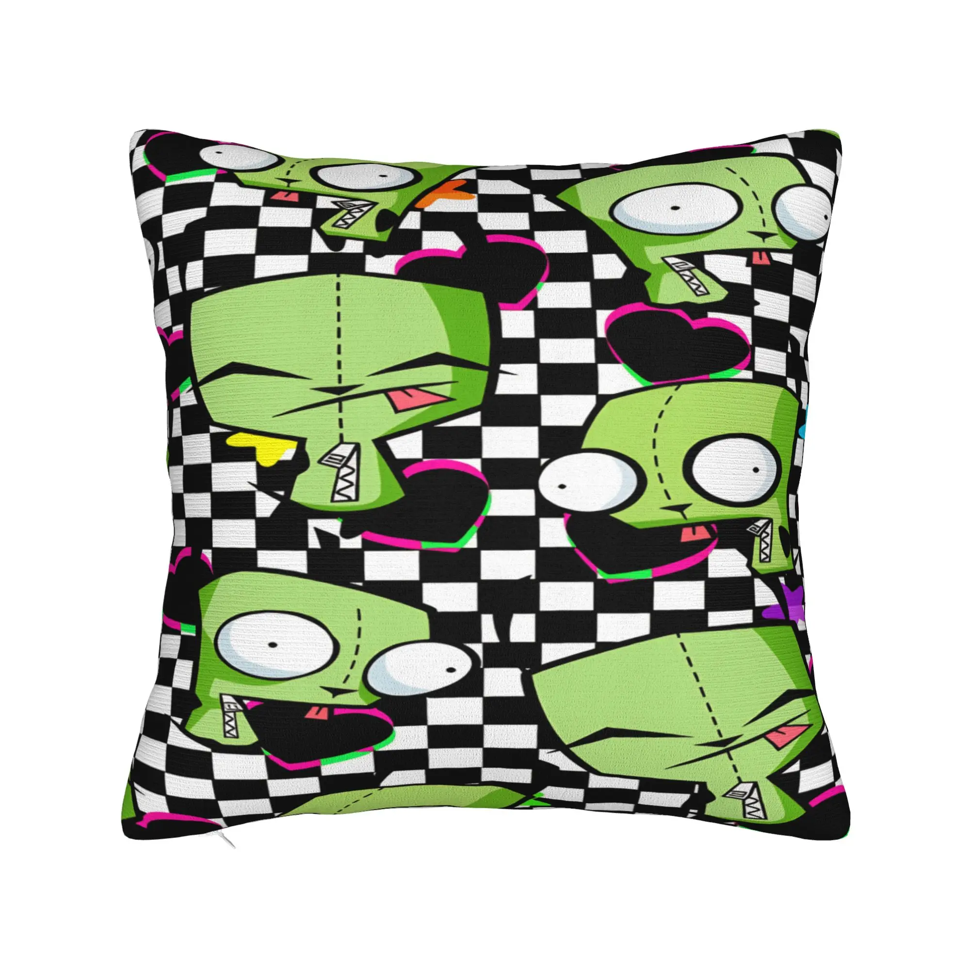 I-Invader ZIM Anime Pillow Case  Soft Pillow Cover Novelty Pillowcases For Sofa Home Decoration