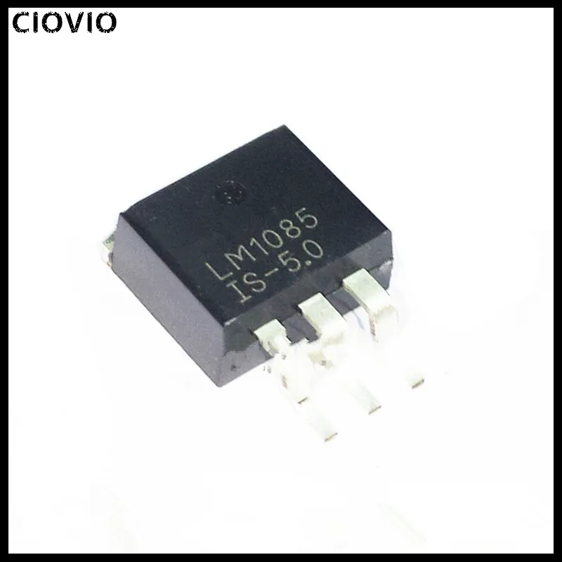 

CIOVIO 10PCS LM1085ISX-5.0/NOPB Lm1085is-5.0 lm1085isx-5.0/nopb to-263 NEW LM1085ISX-5.0 TO263-3