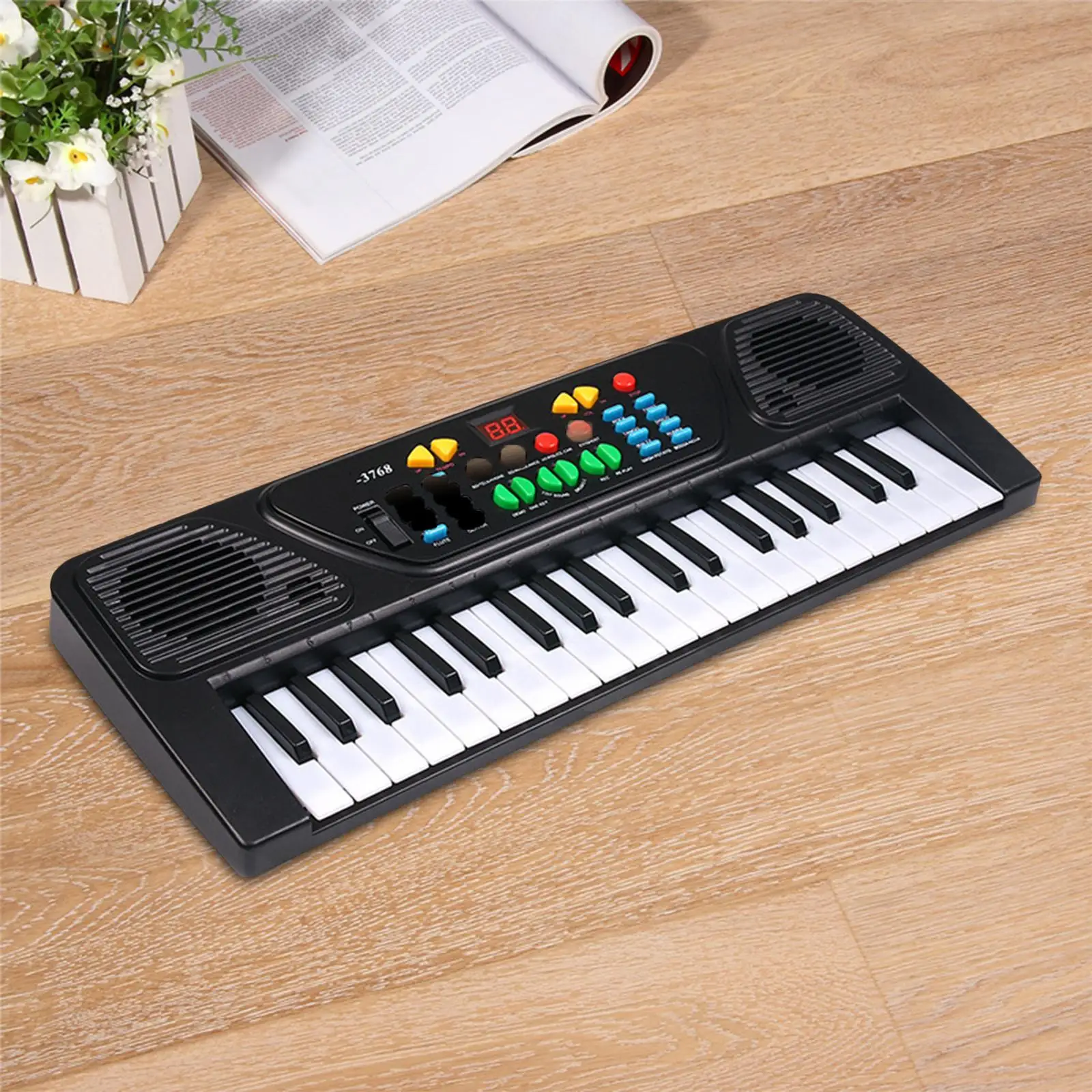 Clavier de piano électronique numérique pour enfants, cadeaux portables, musique numérique, piano pour fête, spectacle sur scène en intérieur