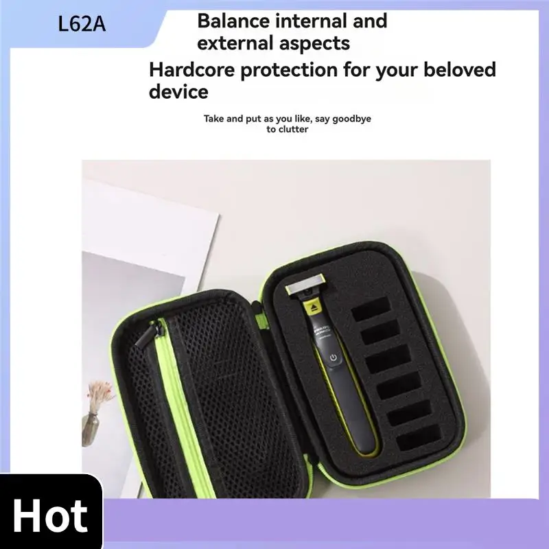 L62A For  Oneblade Pro Electric Trimmer Shaver Hard Travel Carrying Case Cover Portable Storage Bag view 2