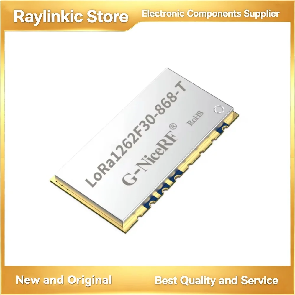 G-NiceRF 2PCS LORA1262F30-T LoRa Module Customizable 150-960 MHz SX1262 33 dBm -148 dBm TCXO High Sensitivity Low Current