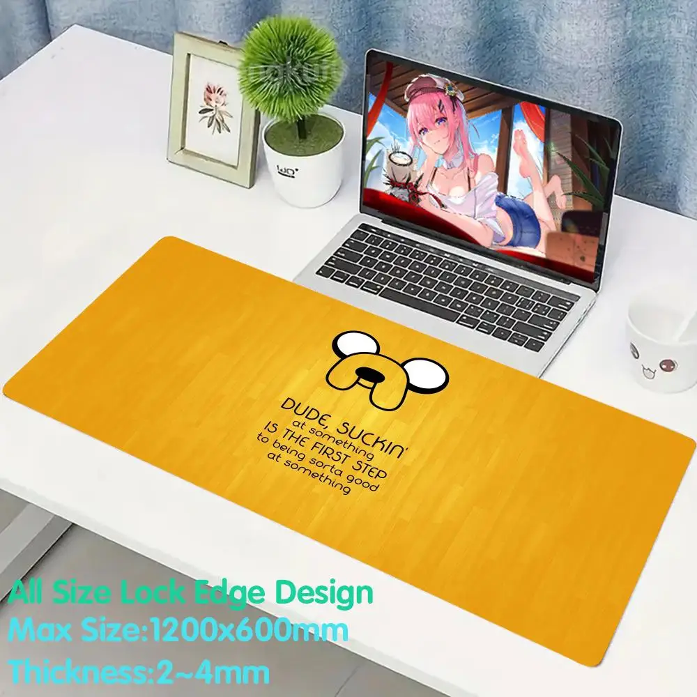 

A_adventure T_time Mouse Pad Rubber Mouse Pad Tapete Para Mouse Mouse Pad Ergonómico 4mm Gaming Accessories Edge Lock Desk Mat