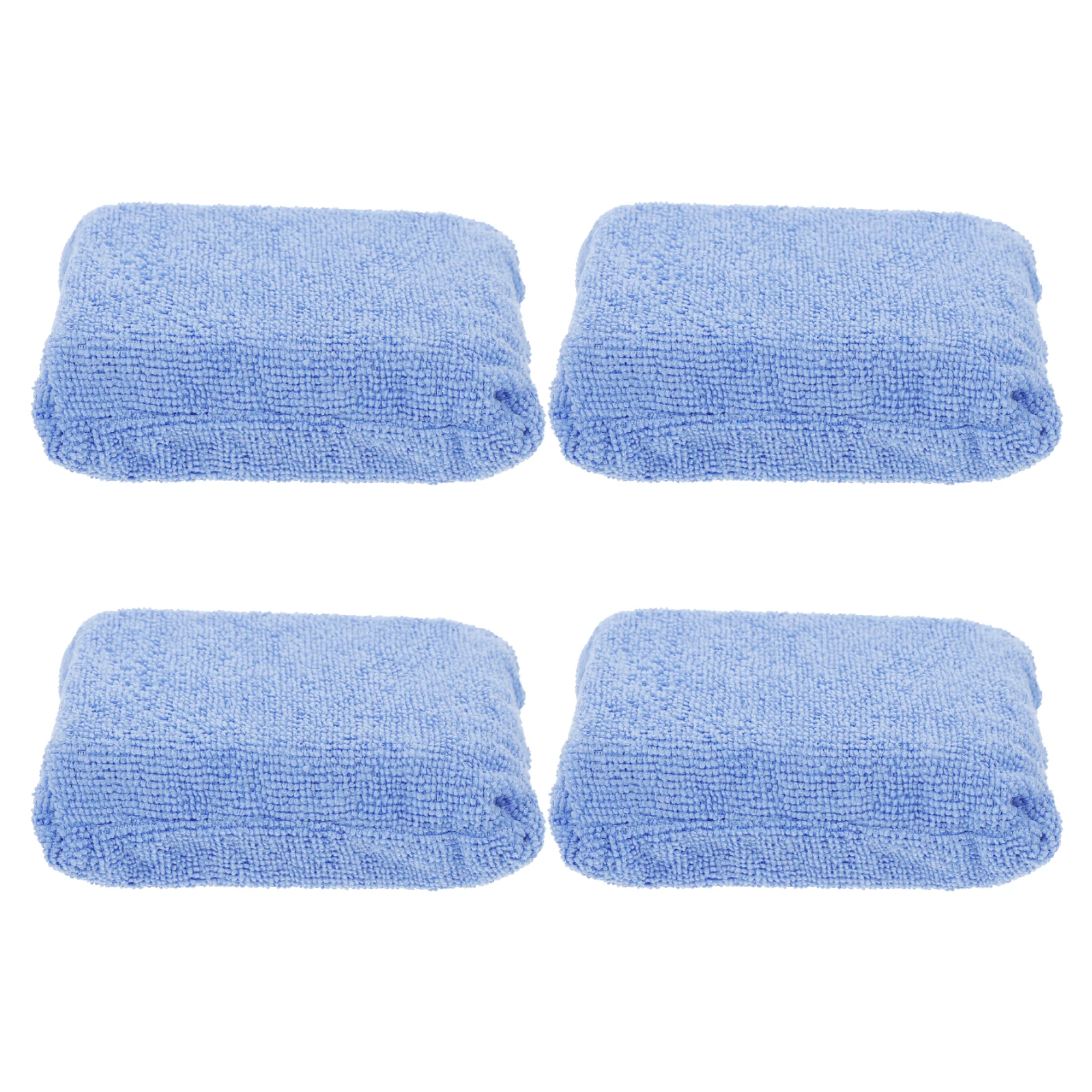

4pcs Car Wash Microfiber Sponge Superfine Fiber Easy Clean Dry Strong Water Adsorption Cleaning Polishing Vehicle Boat Tile