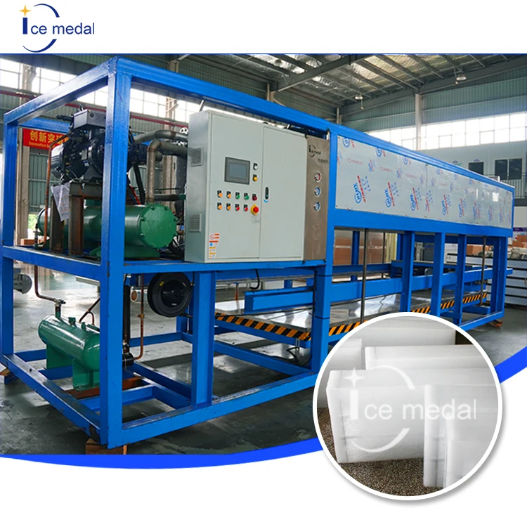 ICEMEDAL IMZL10 10 Tons Block High Automatic Energy Saving Direct Cooling Block Ice Maker Machine