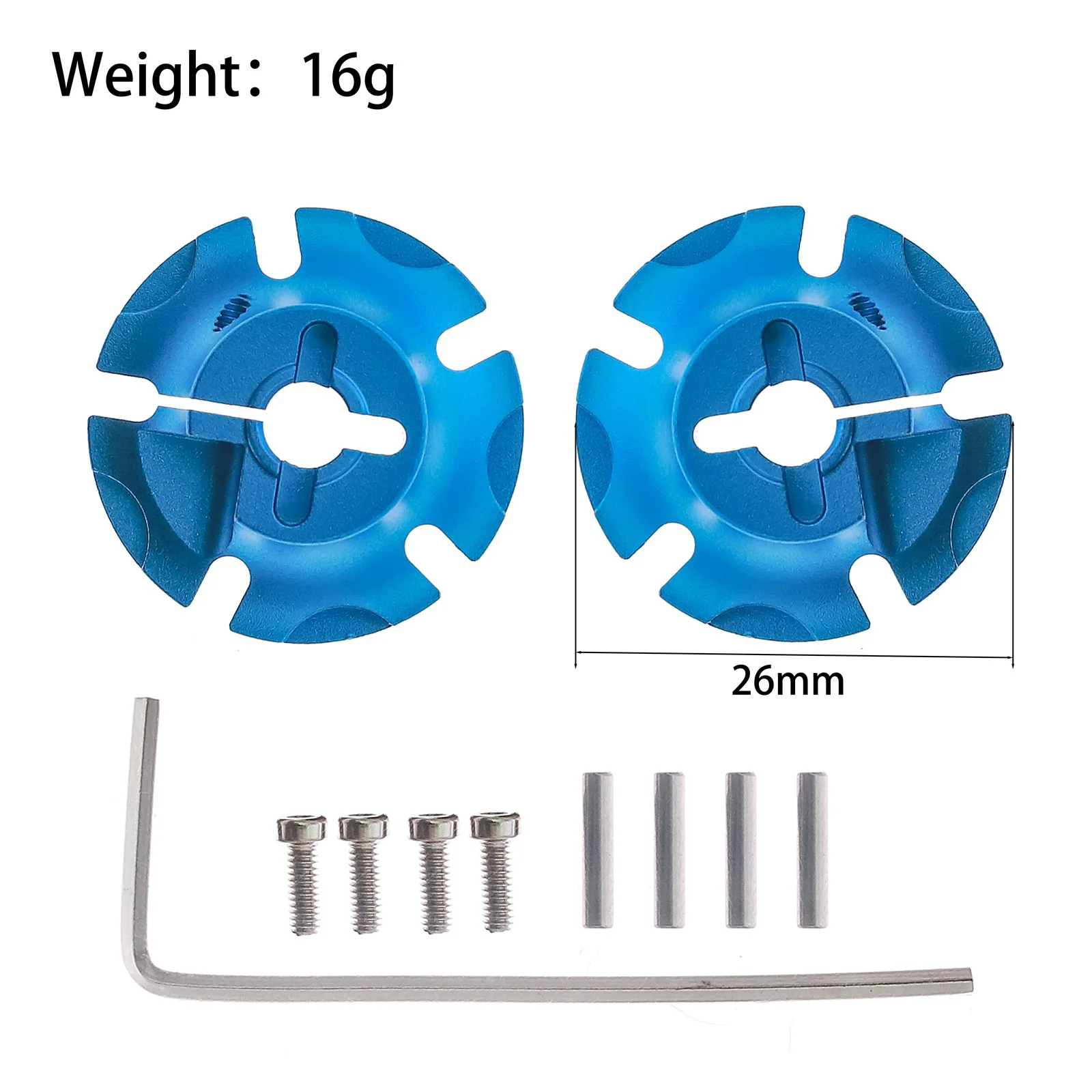 Metal Wheel Hub Adapter Seat 22043 for Tamiya CW-01 CW01 Hornet Frog Lunch Box Monster Beetle Upgrade Parts Accessories