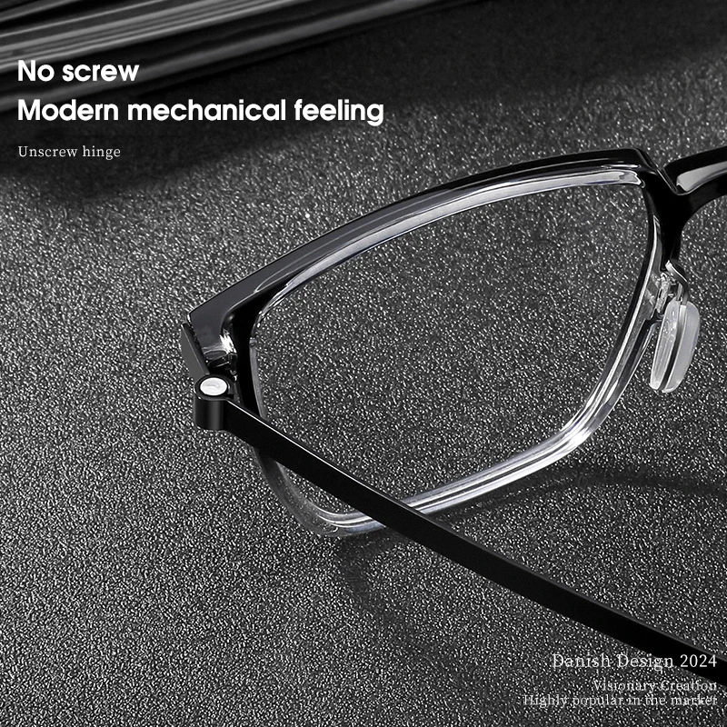 Lind ultra leve puro titânio óculos prescrição miopia óculos marca multi foco óculos ópticos