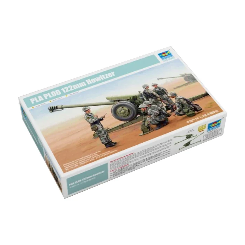 Kits de construcción de modelos de trompetistas 02330 PLA PL96 Obús chino de 122 mm 1/35