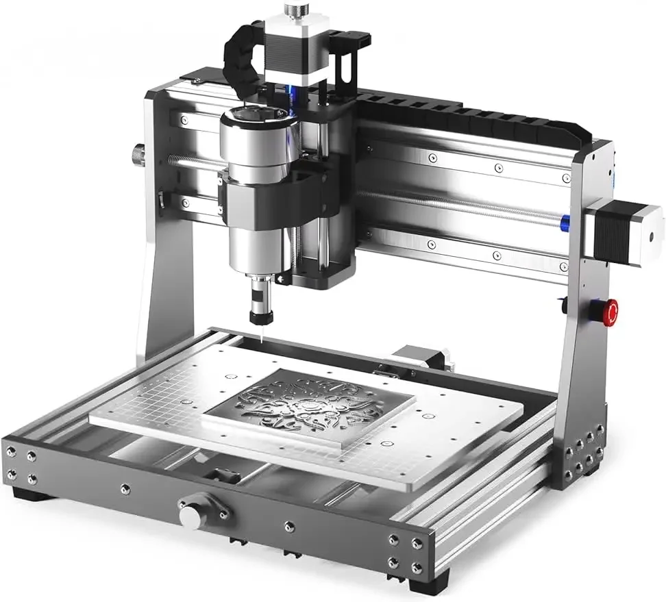 Mesin Router CNC Genmitsu 3020-PRO MAX V2, pengukir 3 sumbu yang ditingkatkan untuk logam, kayu, akrilik, PCB MDF