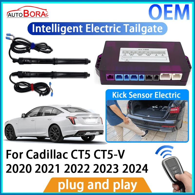 

AutoBora Intelligent Electric Tailgate Automatic Lifting Kit Remote Control Opener Trunk for Cadillac CT5 CT5-V 2020~2024