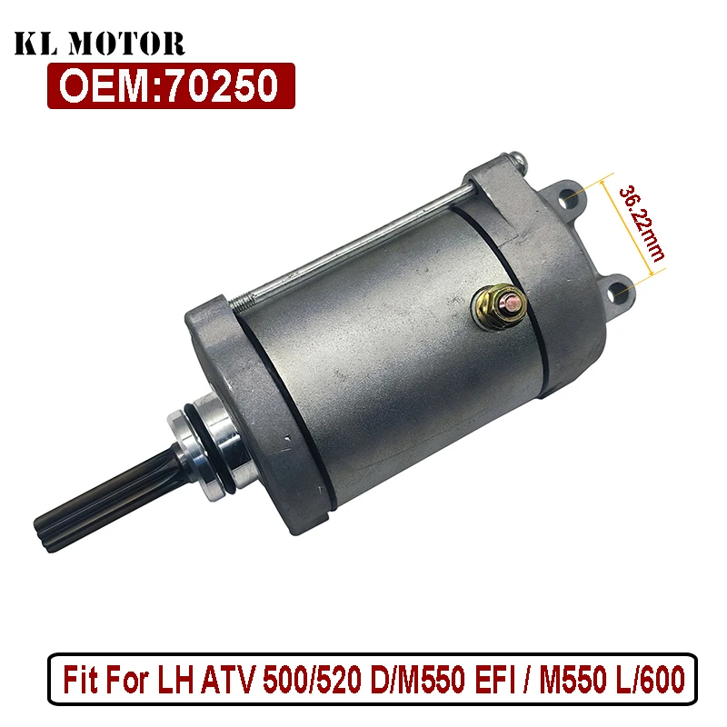 

Starter Motor For Linhai ATV 500/520 D/M550 EFI / M550 L/600 70250