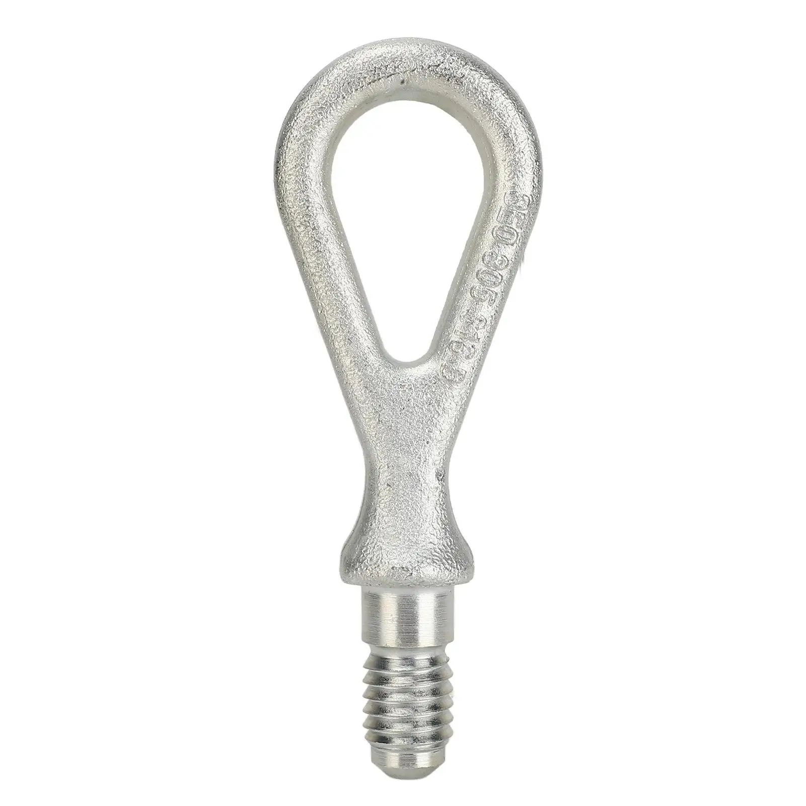 

Heavy Duty Towing Eye Hook 8E0805616D - Iron Screw Rod Connector for trailer Hitch, Secure Tow Thread Hook - Silver